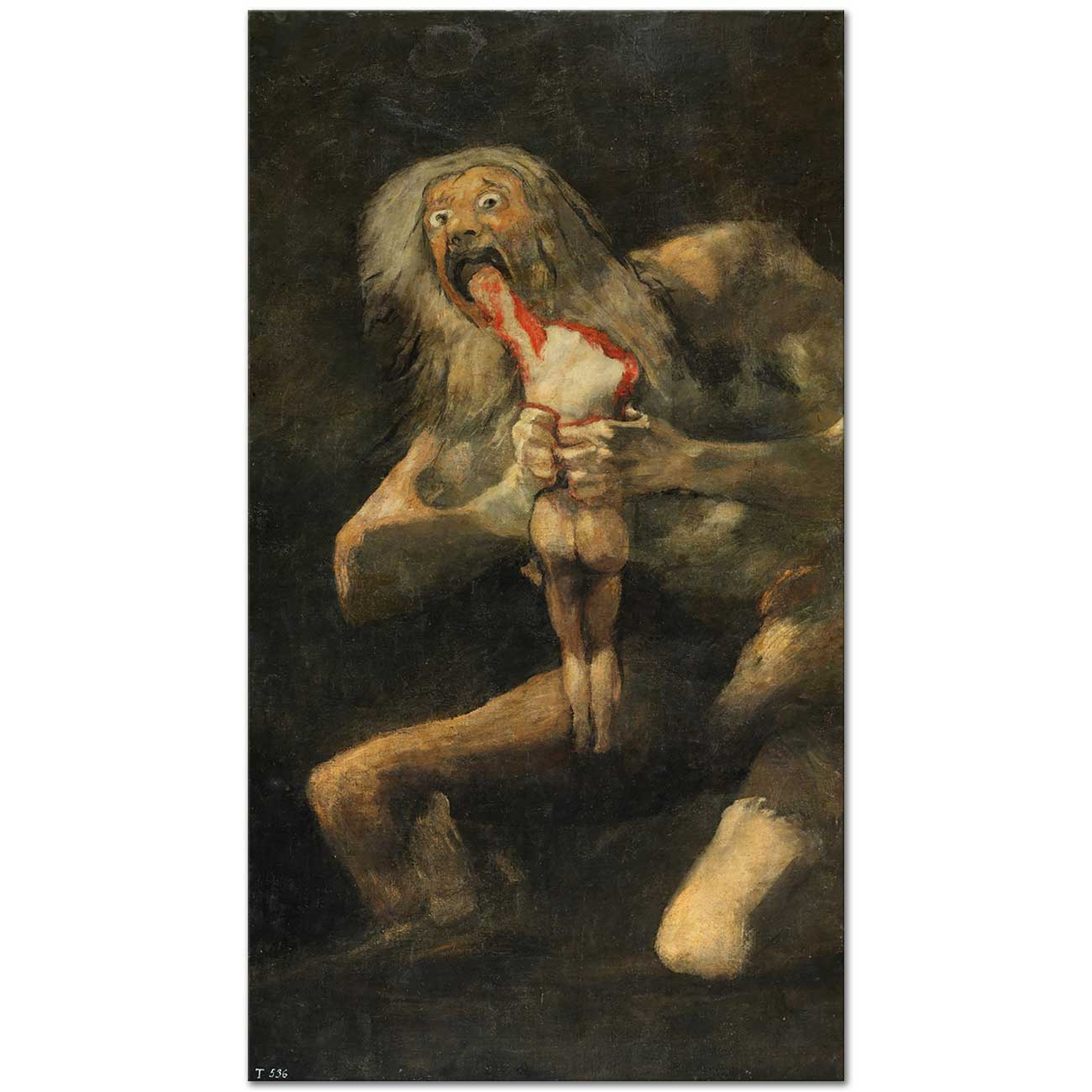 Saturn Devouring his Son by Francisco Goya