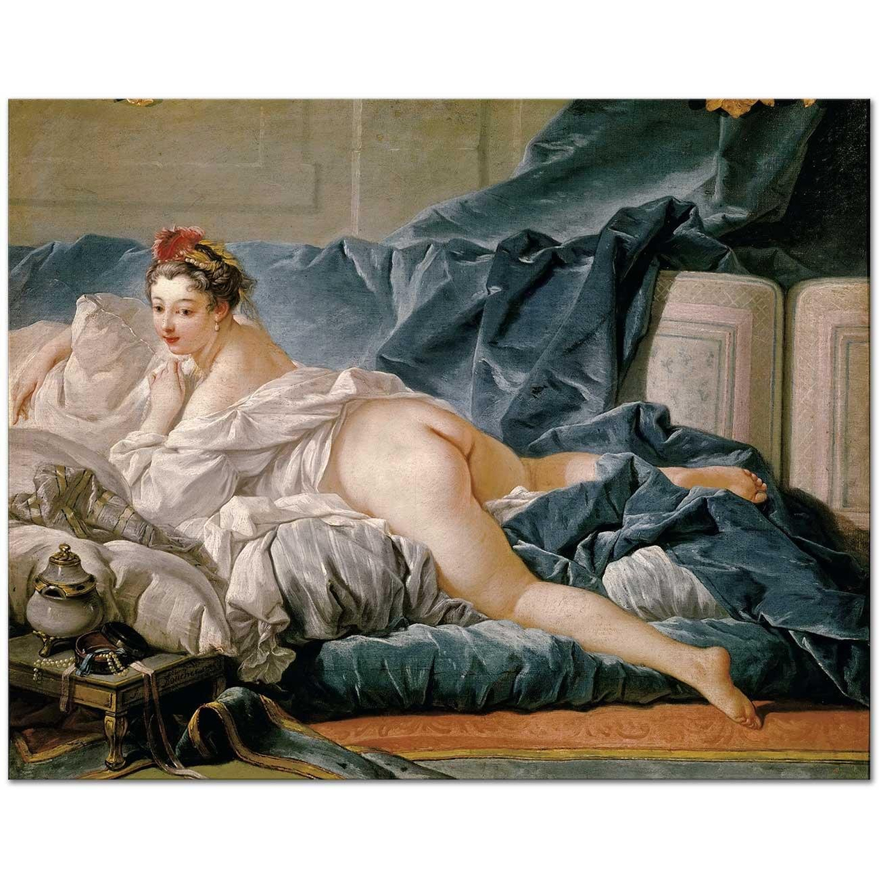 François Boucher Cariye Kanvas Tablo