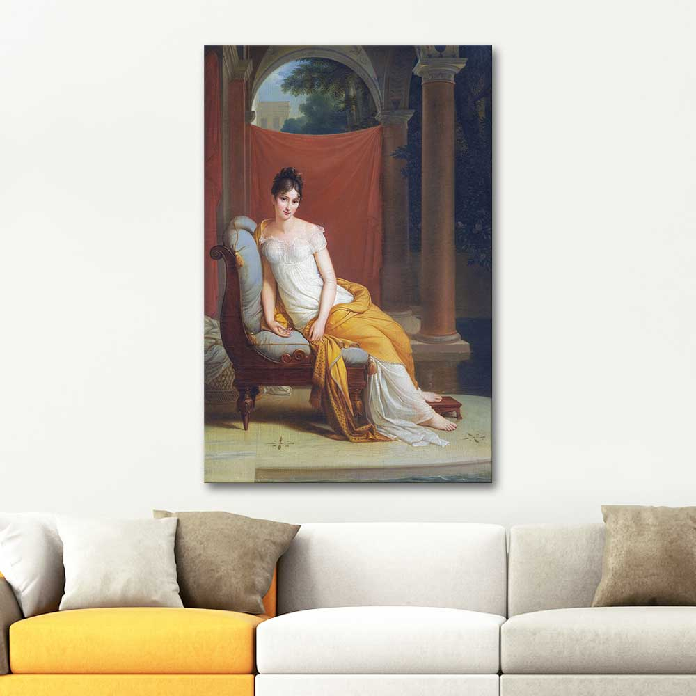 François Gerard Madame Recamier Art Print