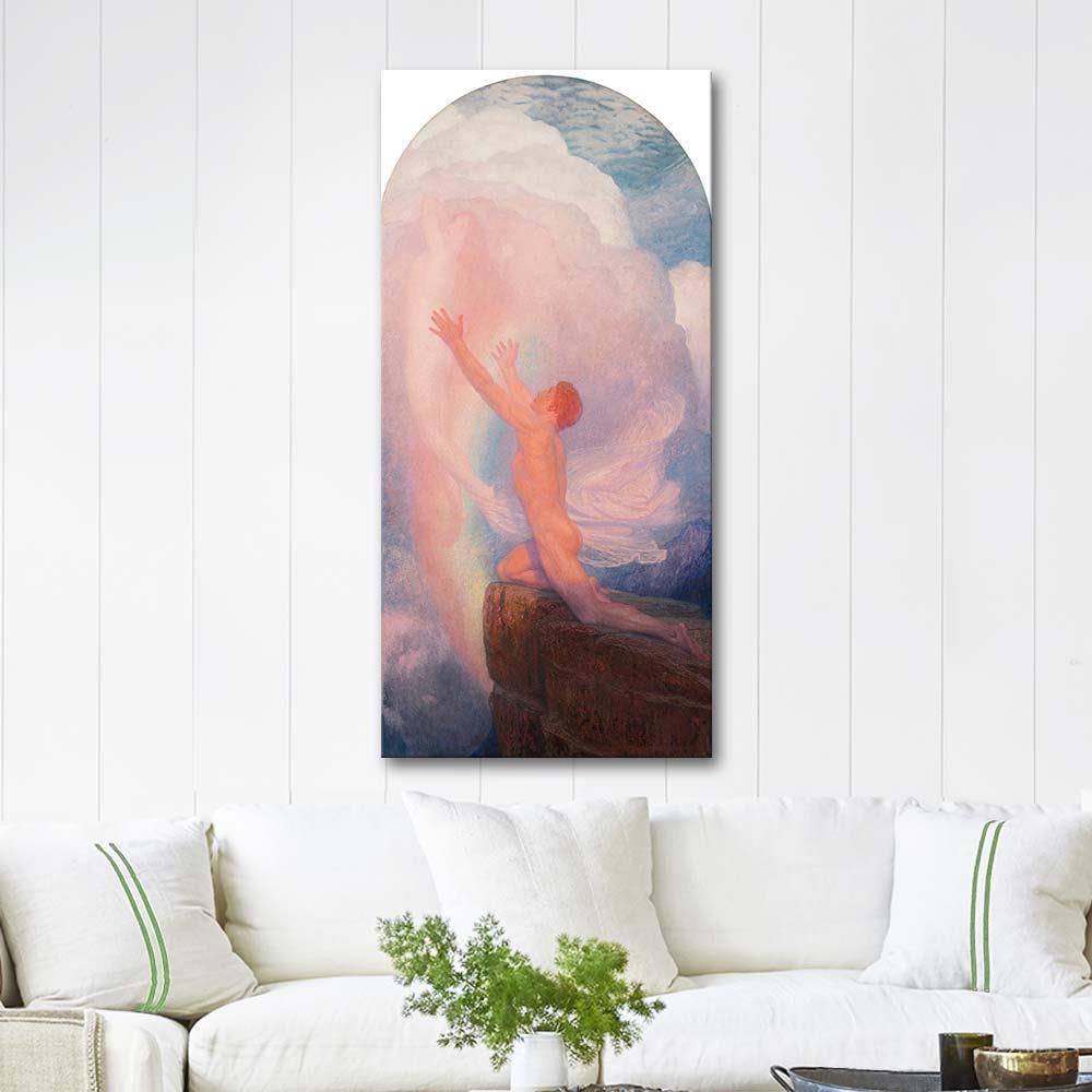 Frank Dicksee The Ideal or In Quest of Truth Art Print