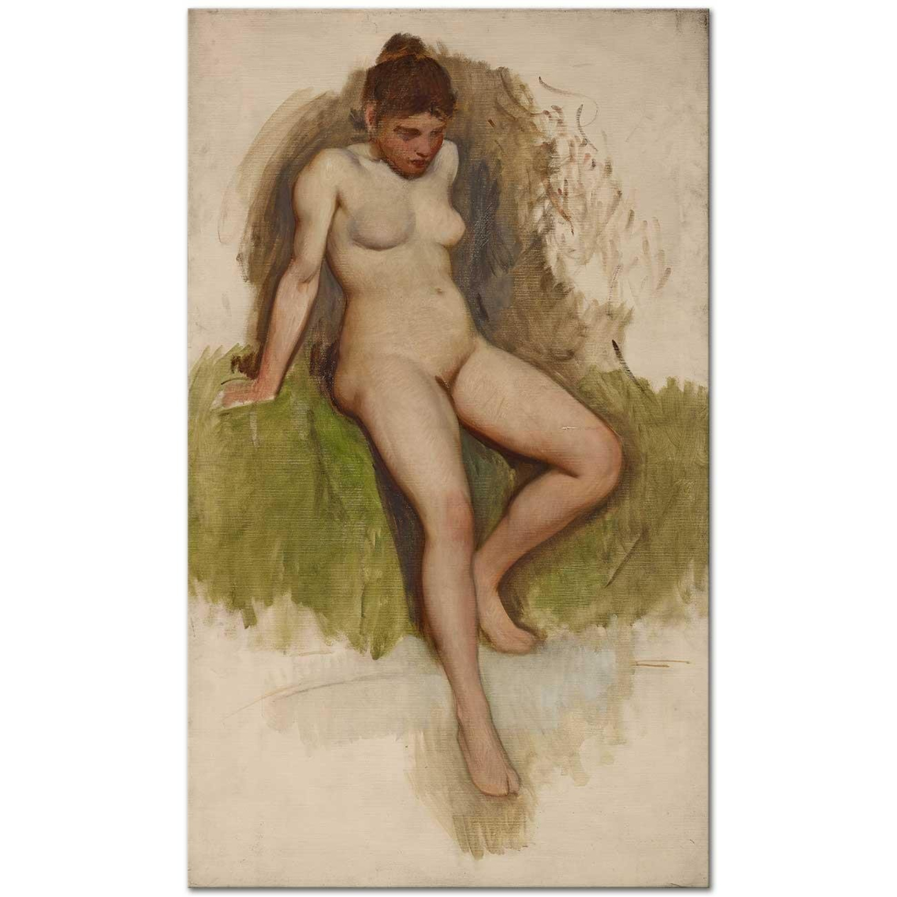 Frank Duveneck Nude Art Print