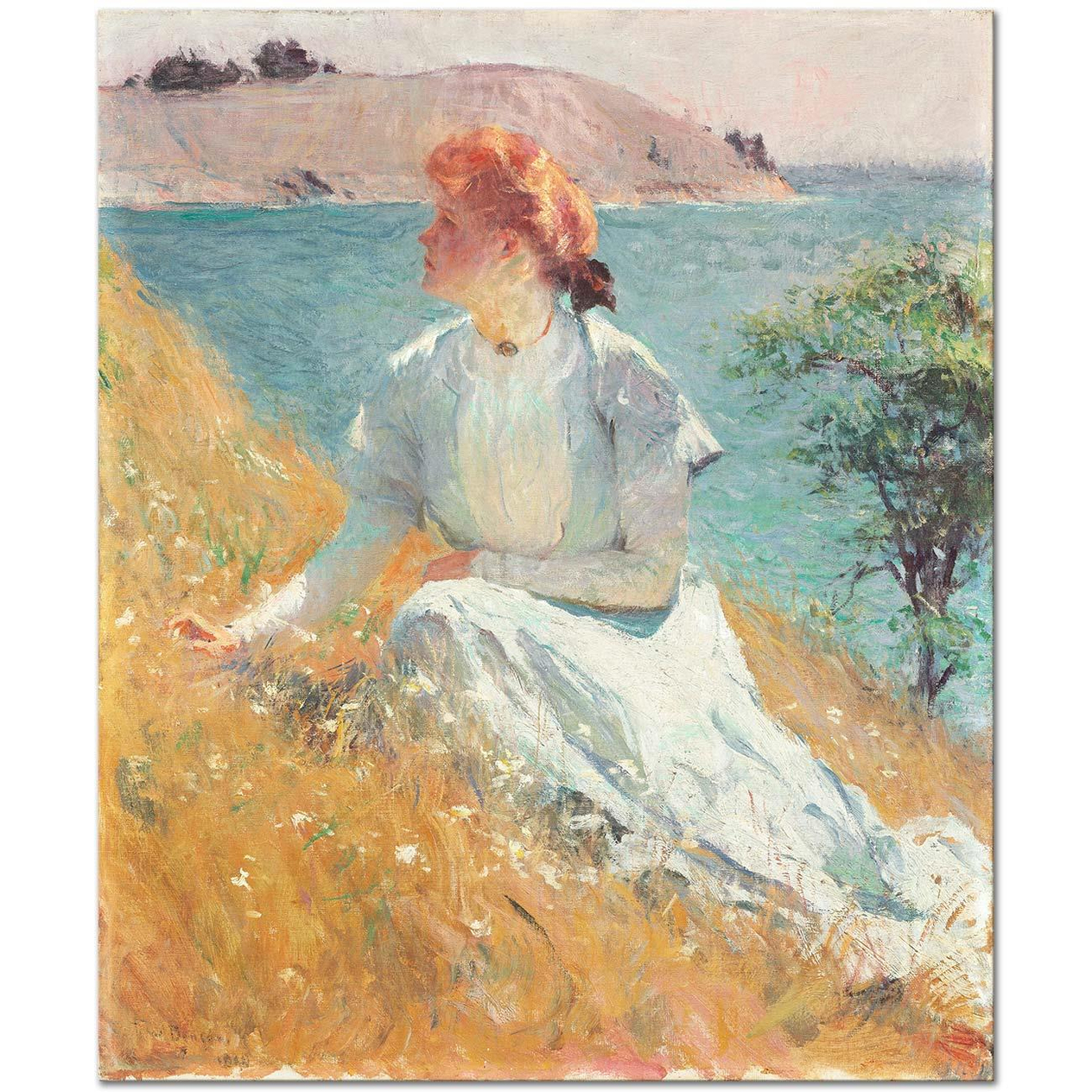 Frank Weston Benson Margaret Gretchen Kanvas Tablo