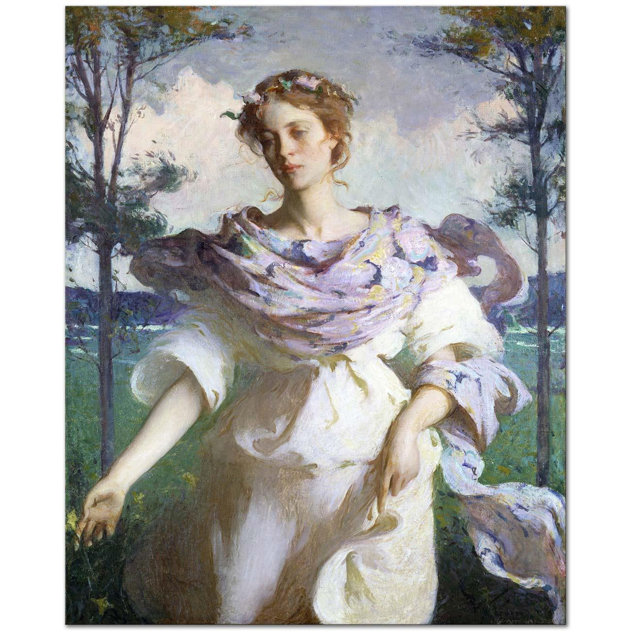Frank Weston Benson Yaz Kanvas Tablo