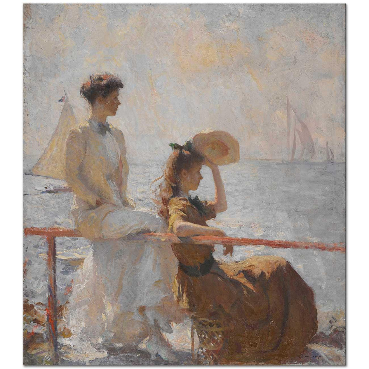 Frank Weston Benson Summer Day (1911) Art Print