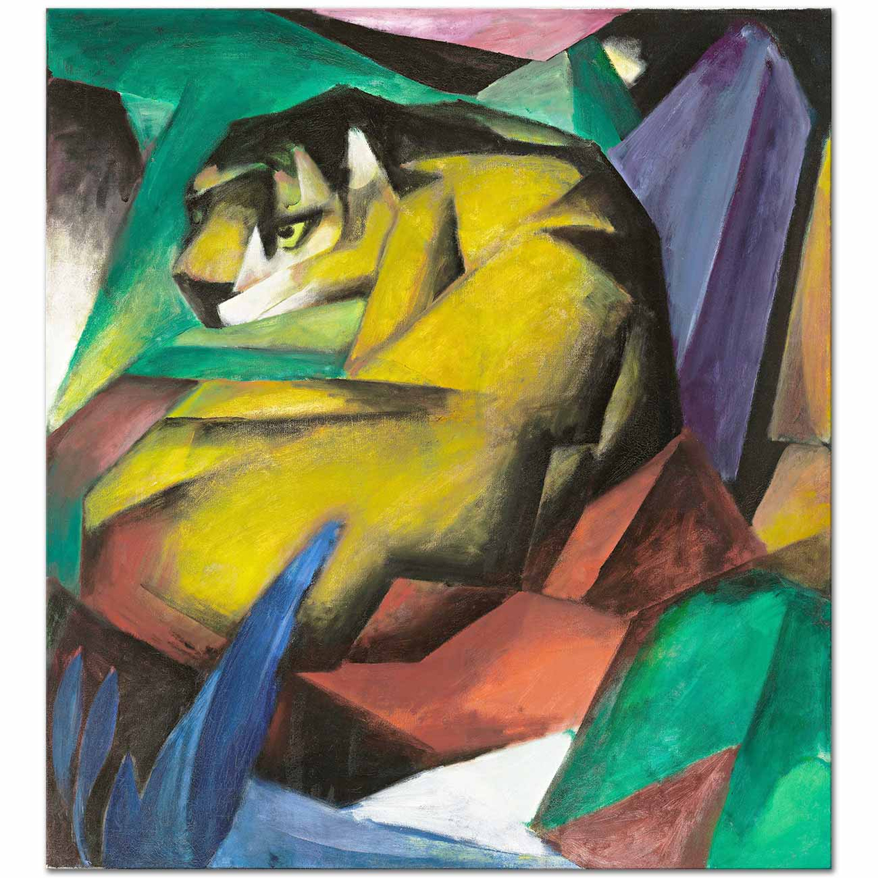 Franz Marc Tiger Art Print