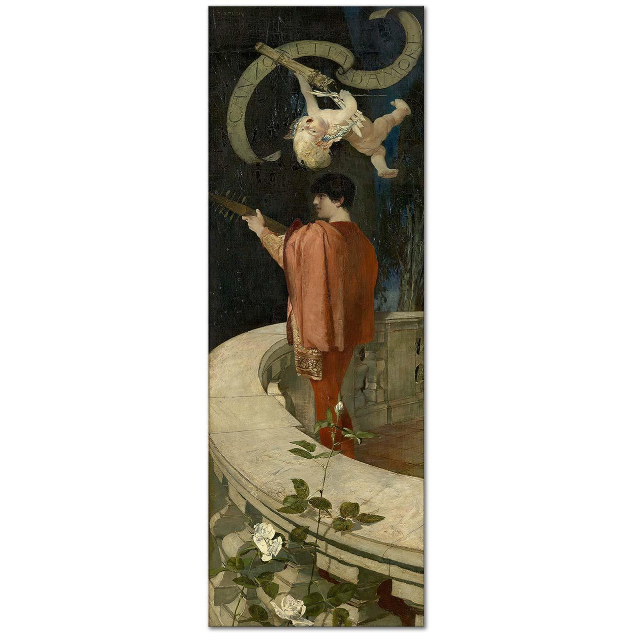 Franz von Stuck Aşk Şarkısı Kanvas Tablo