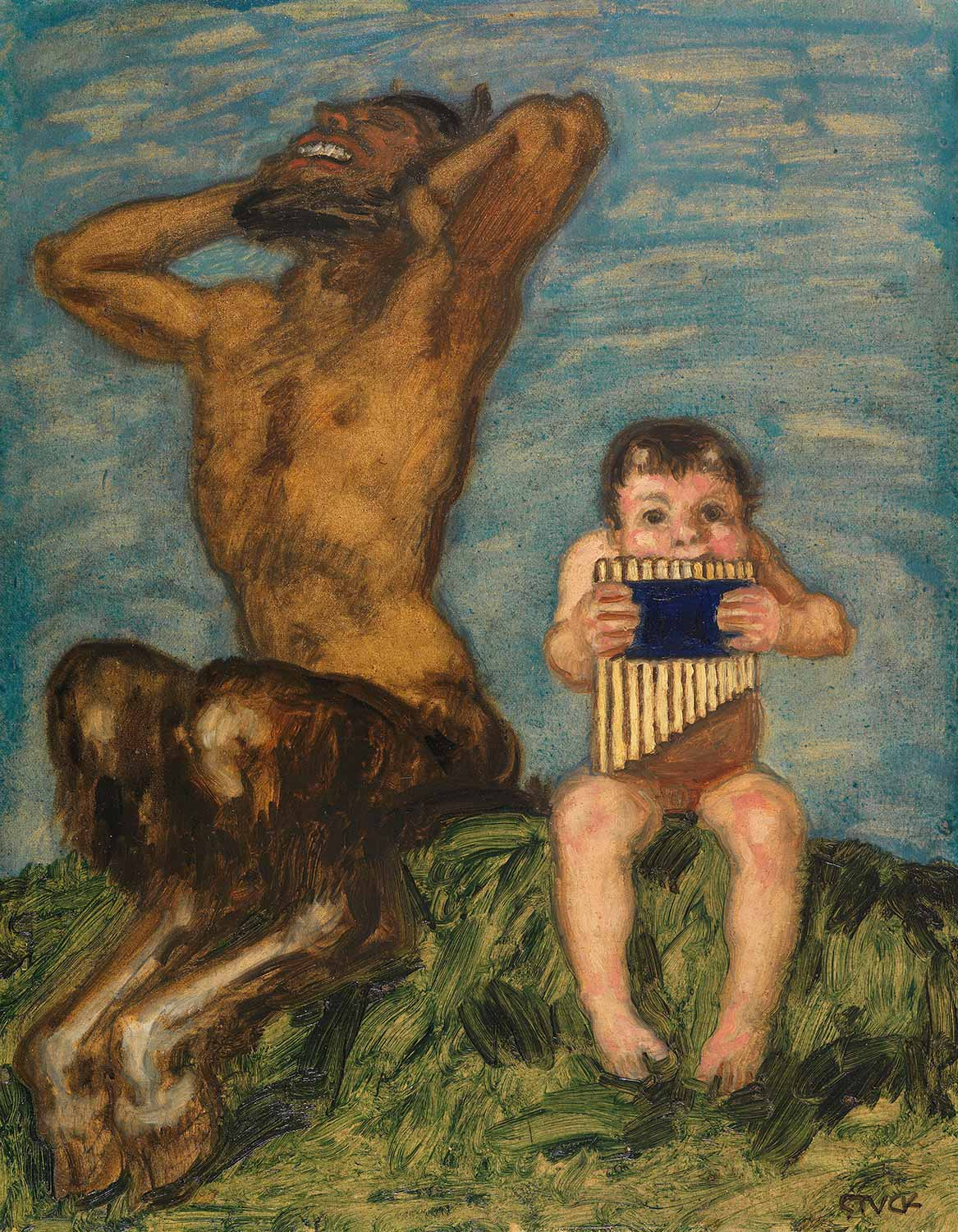 Franz von Stuck Dissonanz Art Print