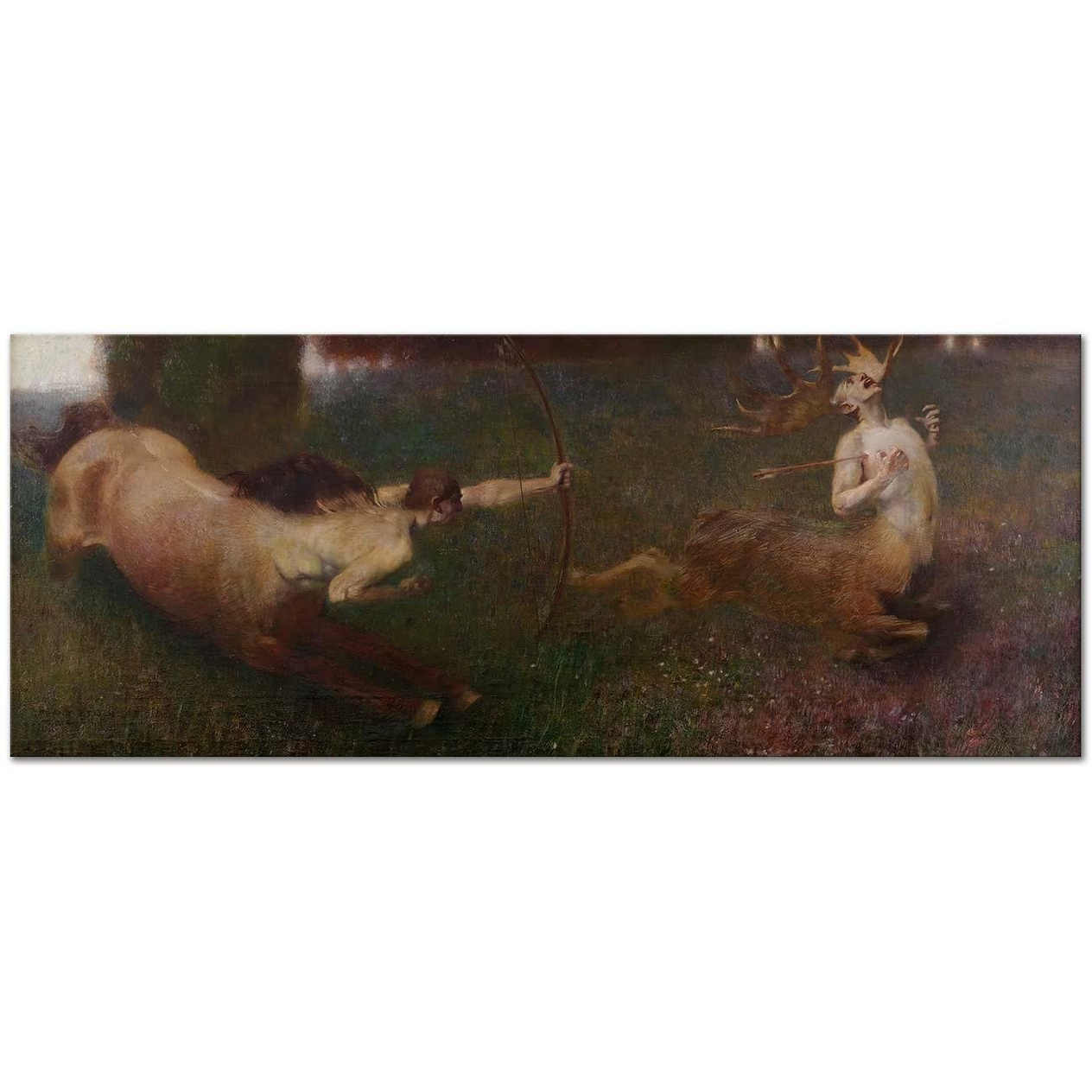 Franz von Stuck Fantastik Av Kanvas Tablo