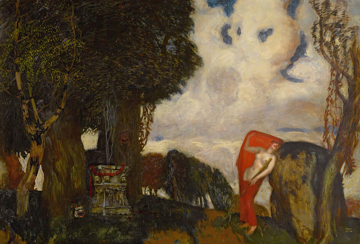 Franz von Stuck Iphigenia In Aulis Art Print