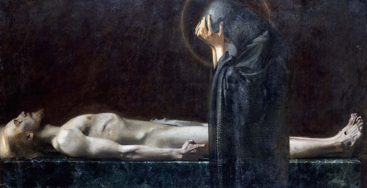 Franz von Stuck Pietà Art Print