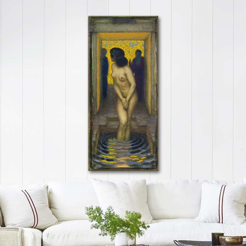 Franz von Stuck Susanna im Bade Art Print