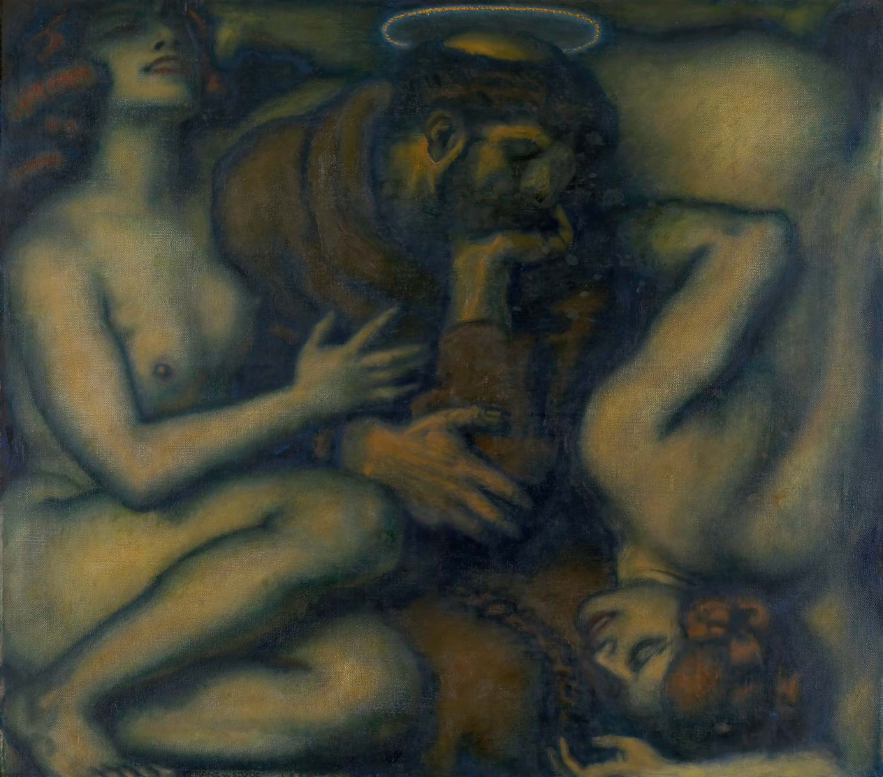 Franz von Stuck Temptation Art Print