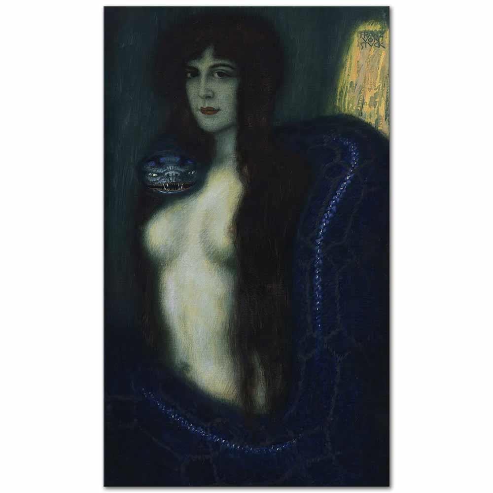 Franz von Stuck Günah Kanvas Tablo