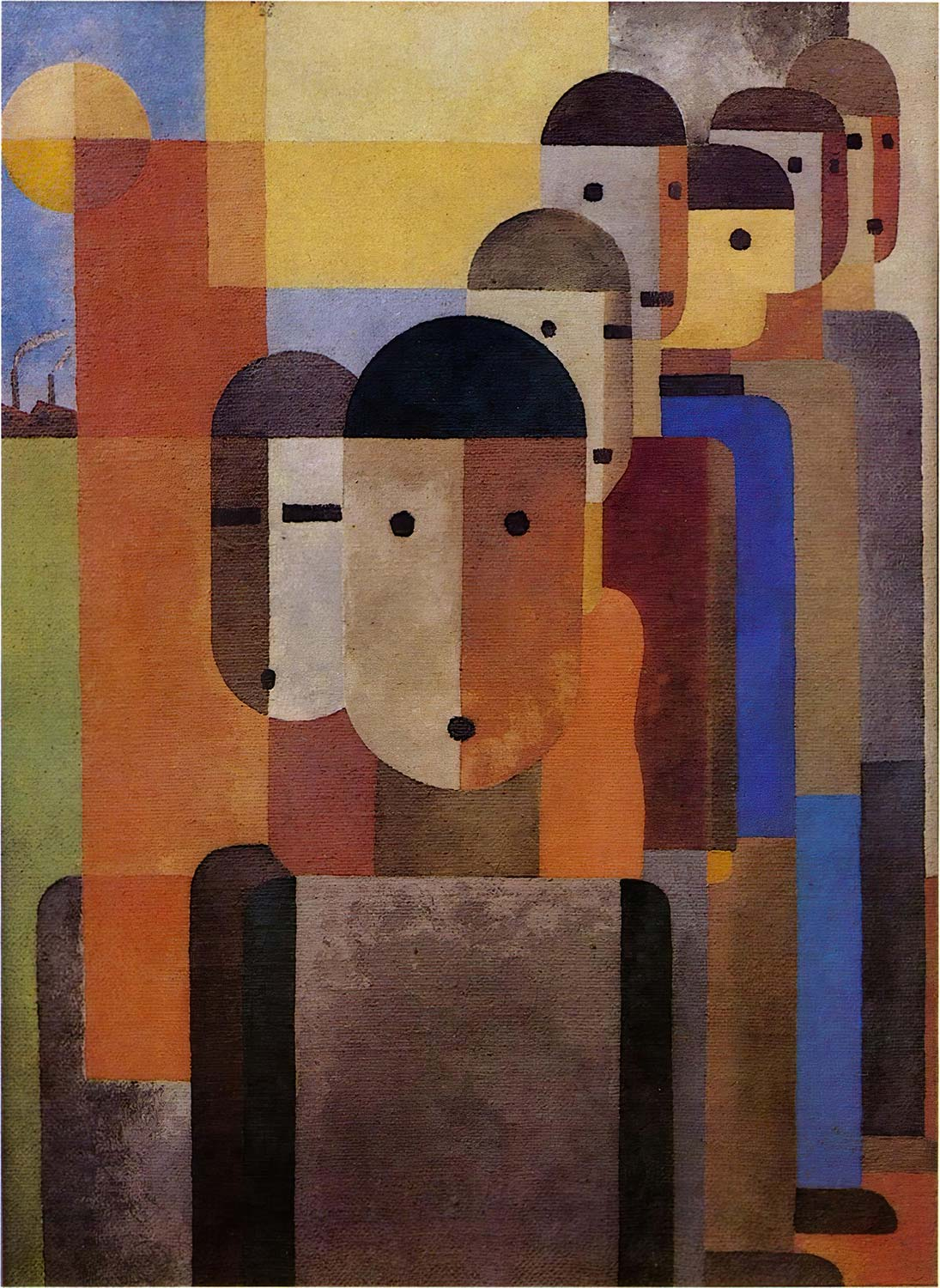 Franz Wilhelm Seiwert Workers Art Print