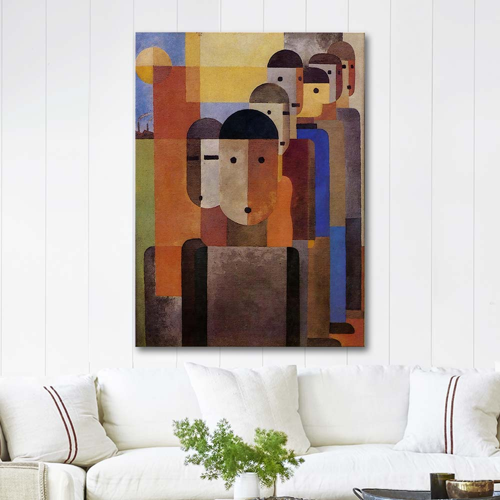 Franz Wilhelm Seiwert Workers Art Print