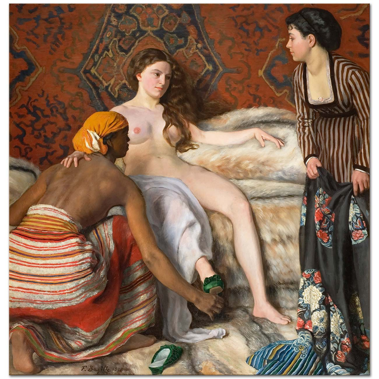 Frederic Bazille Bakım Kanvas Tablo