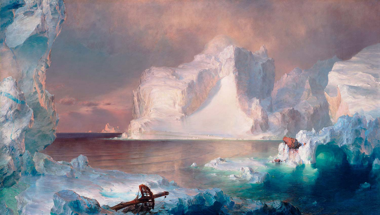 The Icebergs by Frederic Edwin Church