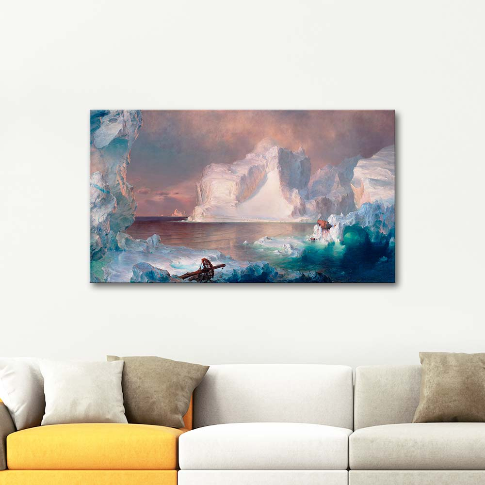 Frederic Edwin Church The Icebergs Art Print