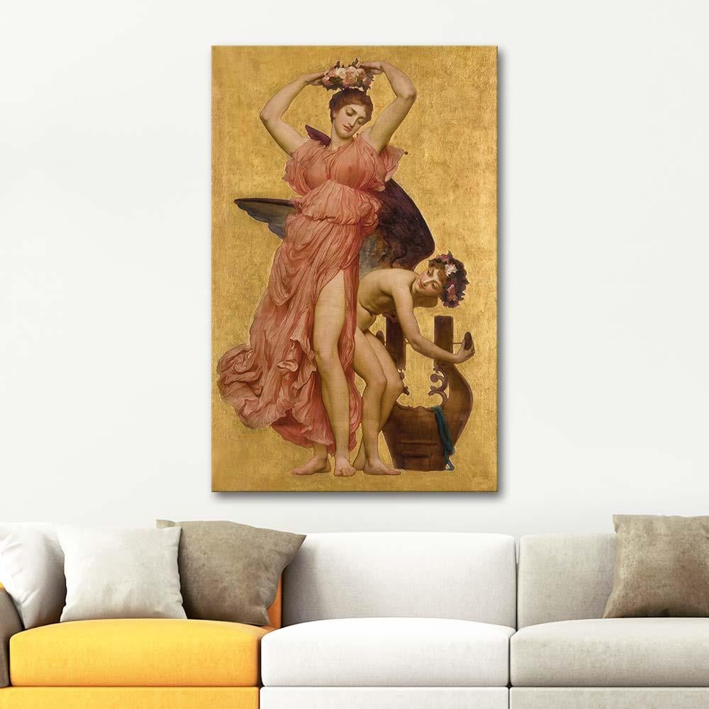 Frederic Leighton Erato Art Print