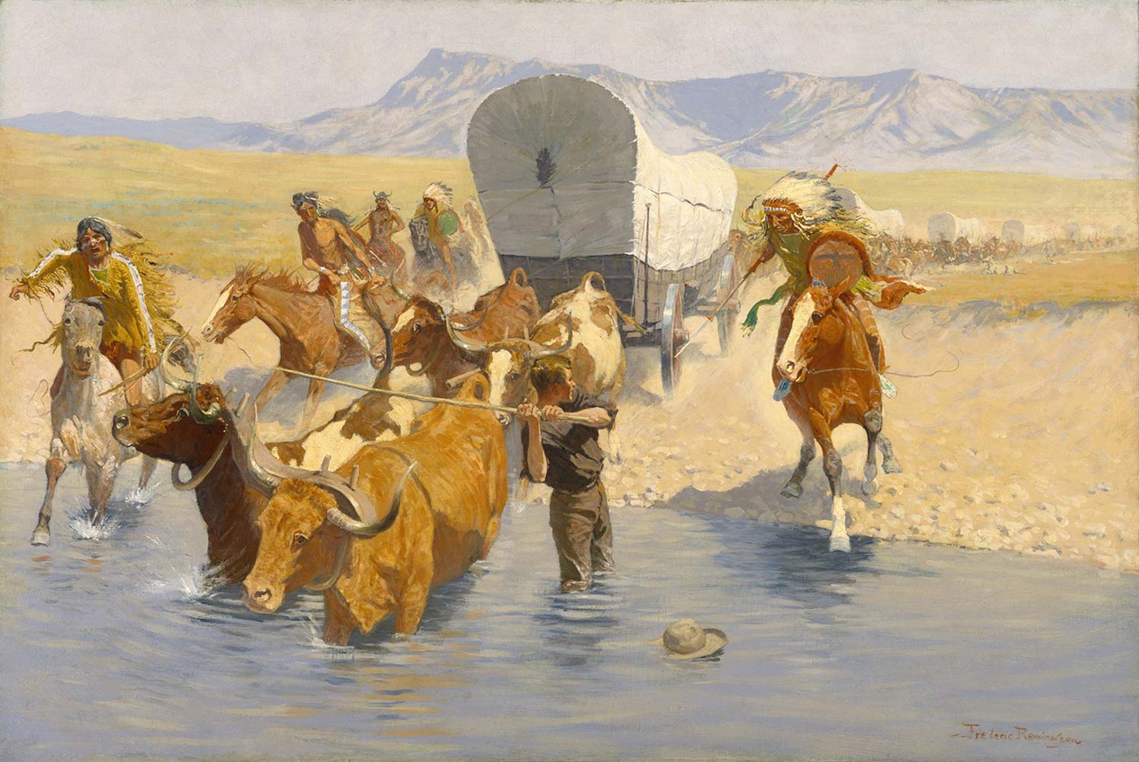 Frederic Remington The Emigrants Art Print