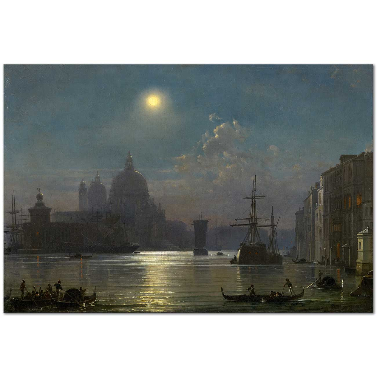 Friedrich Nerly Venedik'te Gece