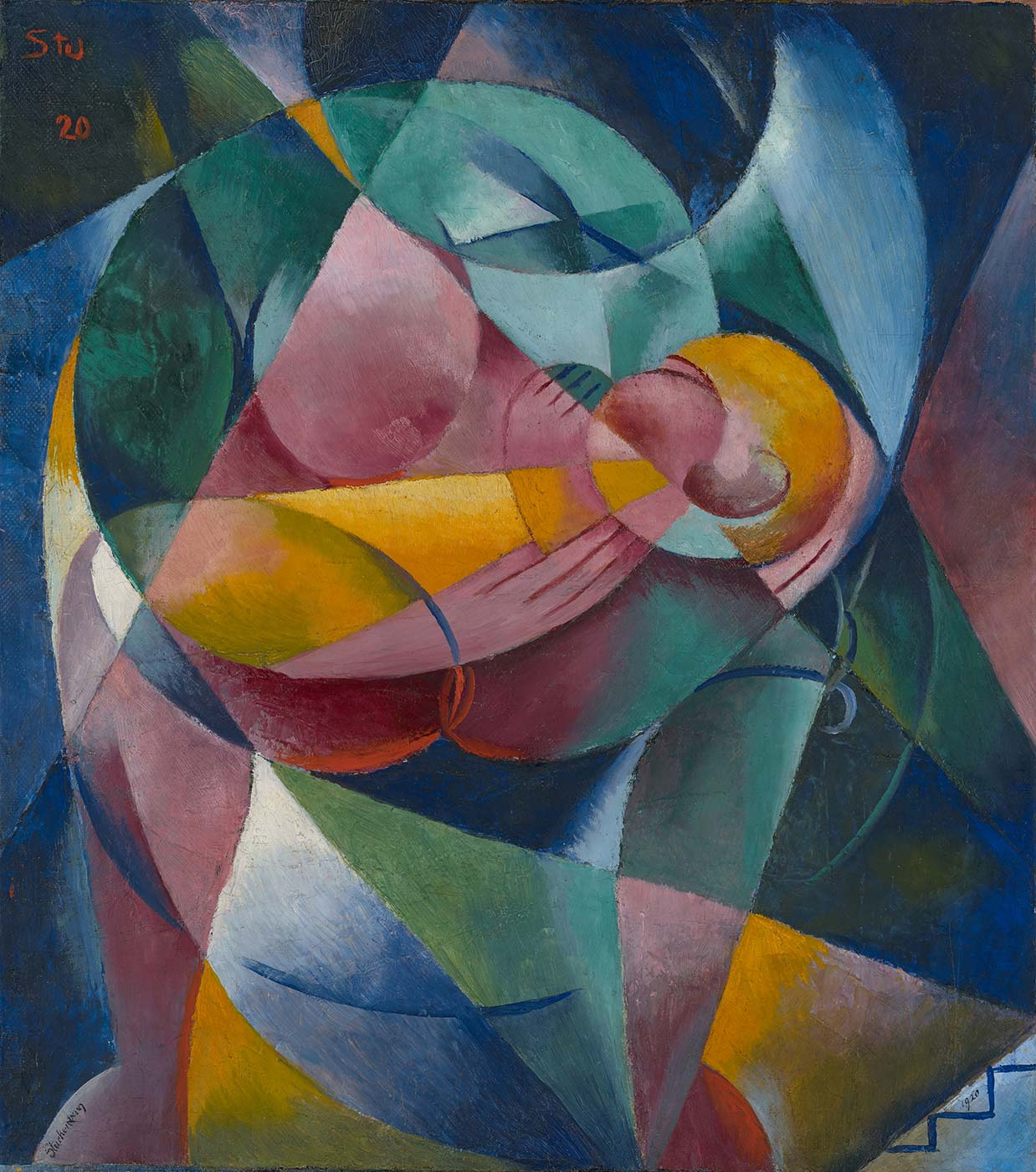 Fritz Stuckenberg Mother and Child Art Print