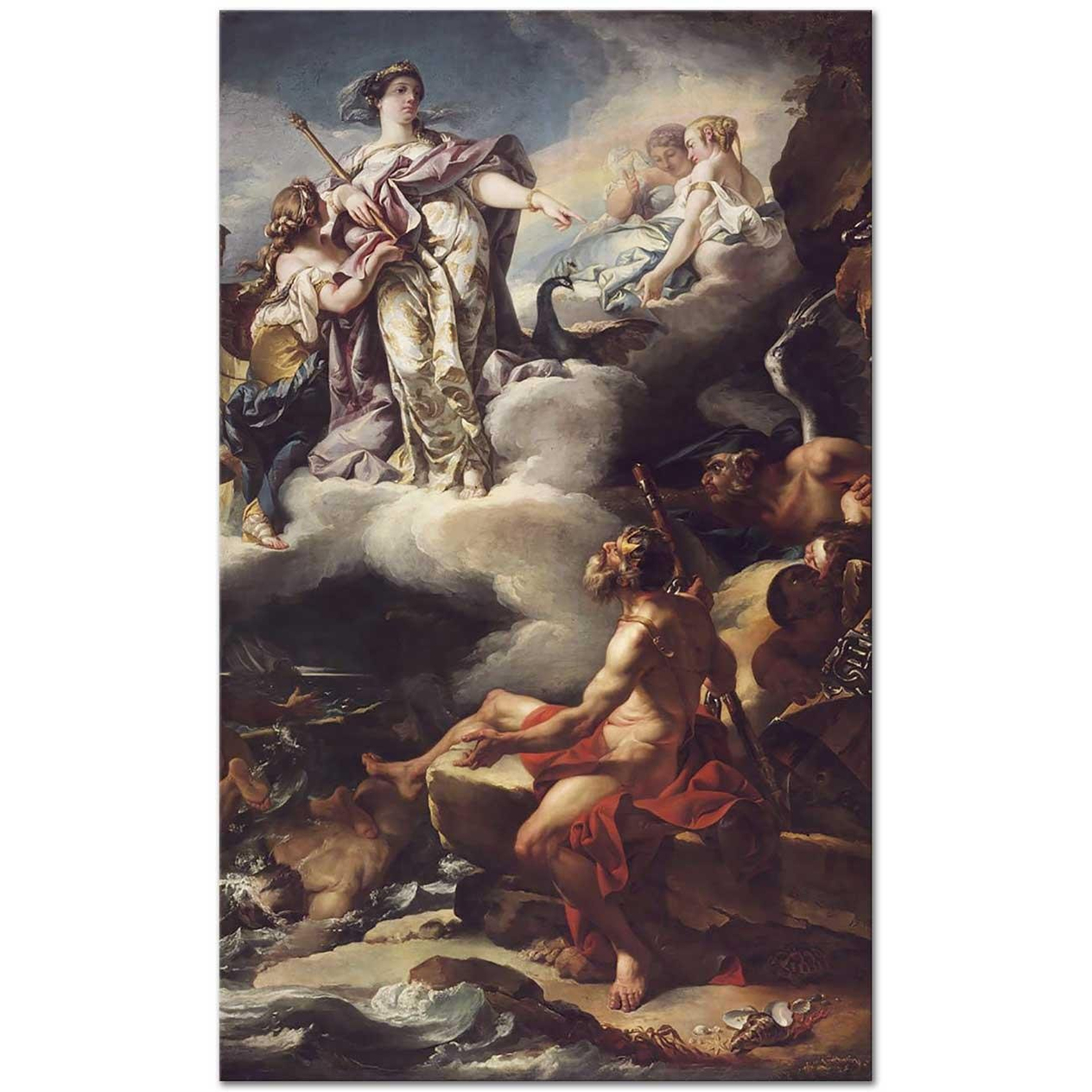 Juno and Aolus by Gabriel François Doyen