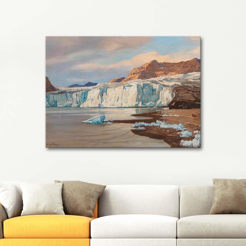 Georg Macco In The Temple Bay Art Print