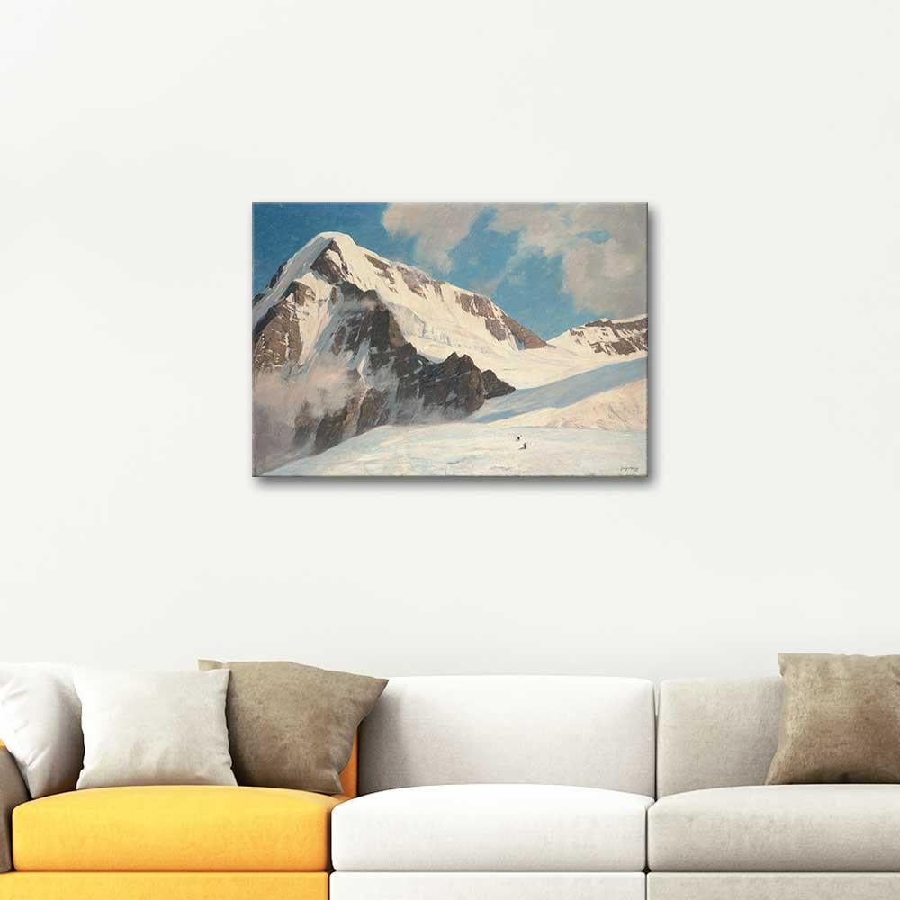 Georg Macco Jungfrau Tepesi Kanvas Tablo