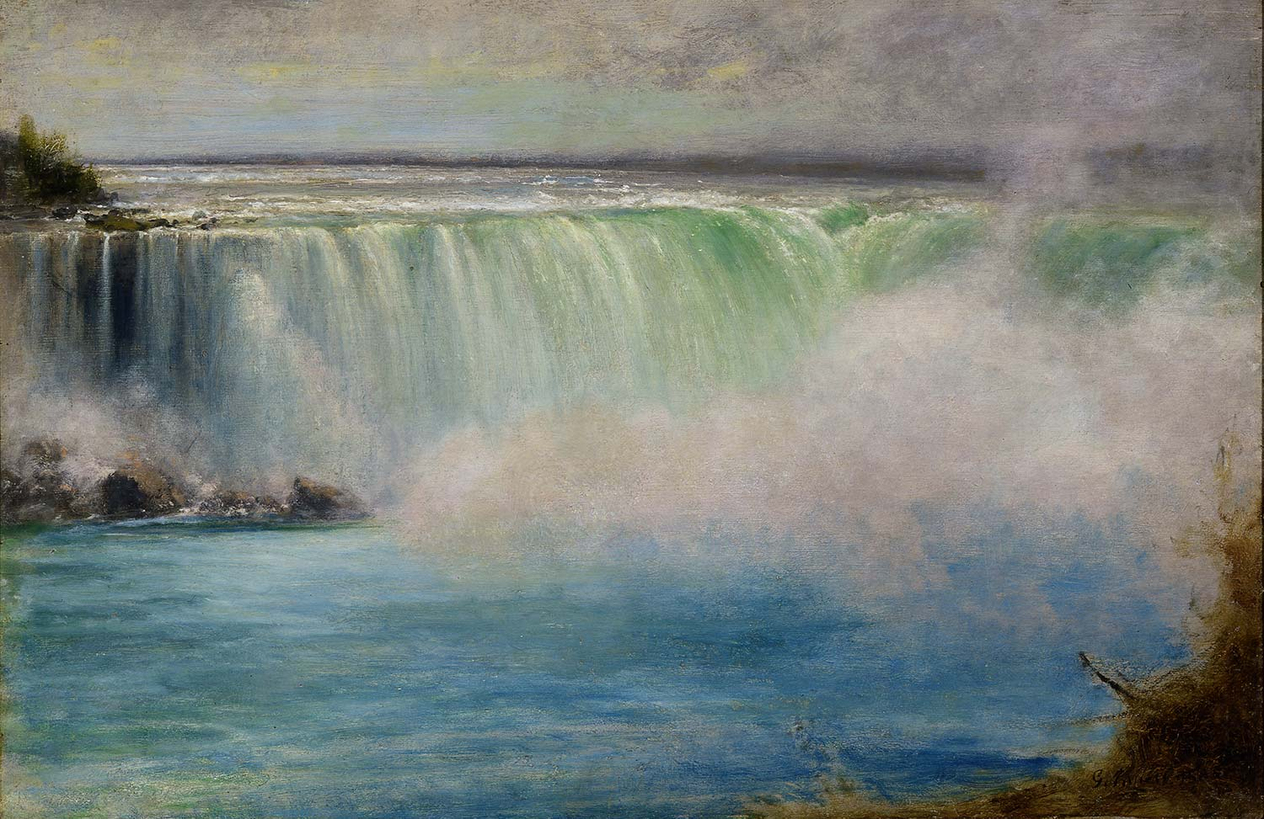 George Inness A View Of Niagara Falls Art Print