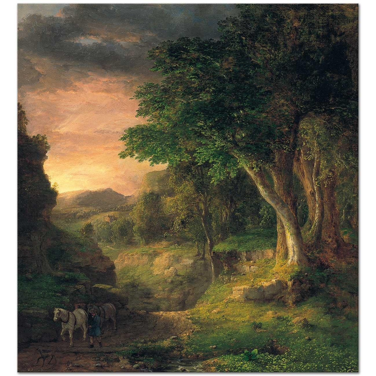 George Inness Berkshire Kanvas Tablo