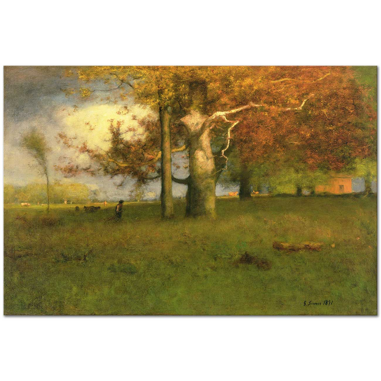 George Inness Early Autumn Montclair Art Print