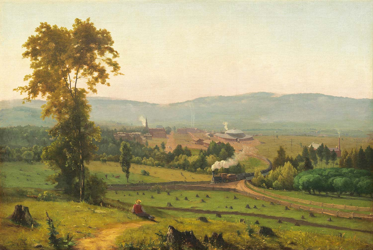 George Inness Lackawanna Vadisi Kanvas Tablo