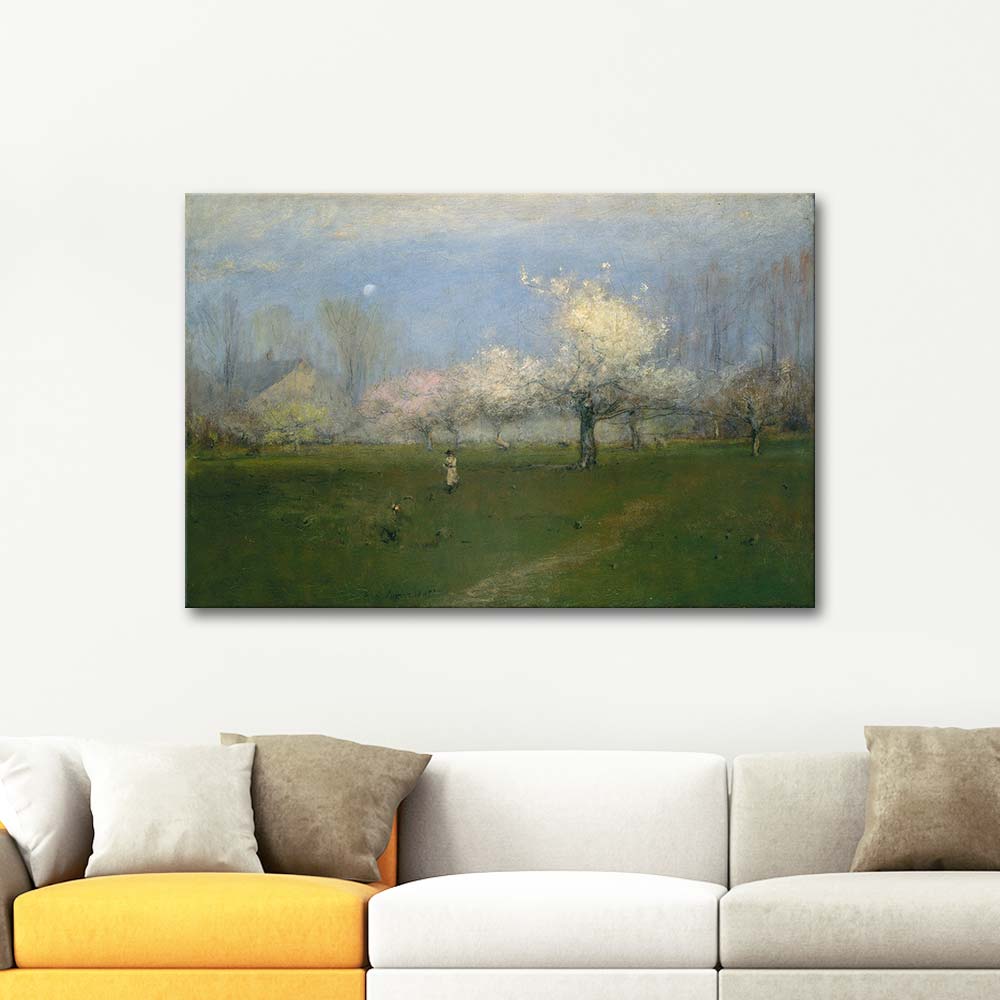 George Inness Spring Blossoms Montclair Art Print