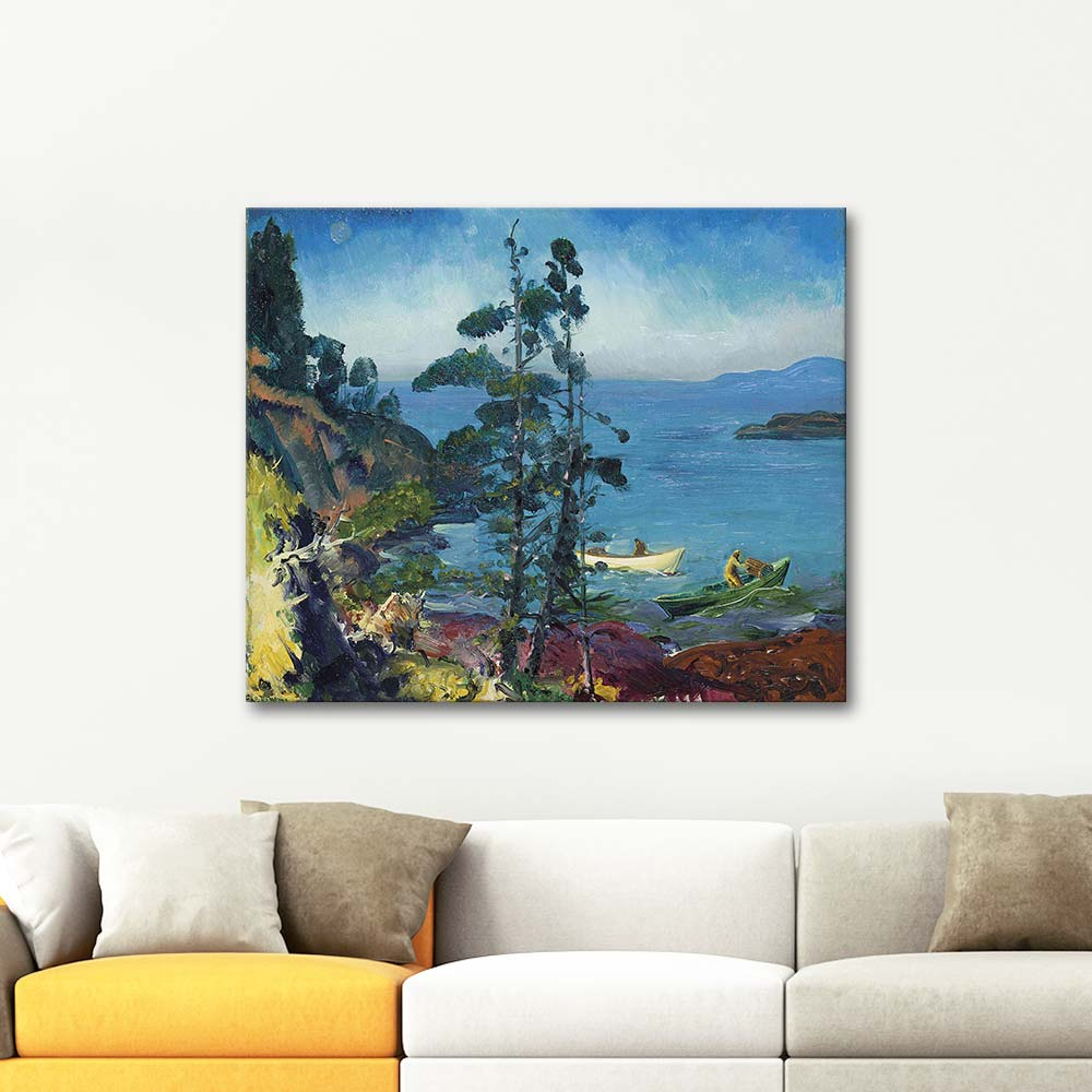 George Wesley Bellows Evening Blue Art Print