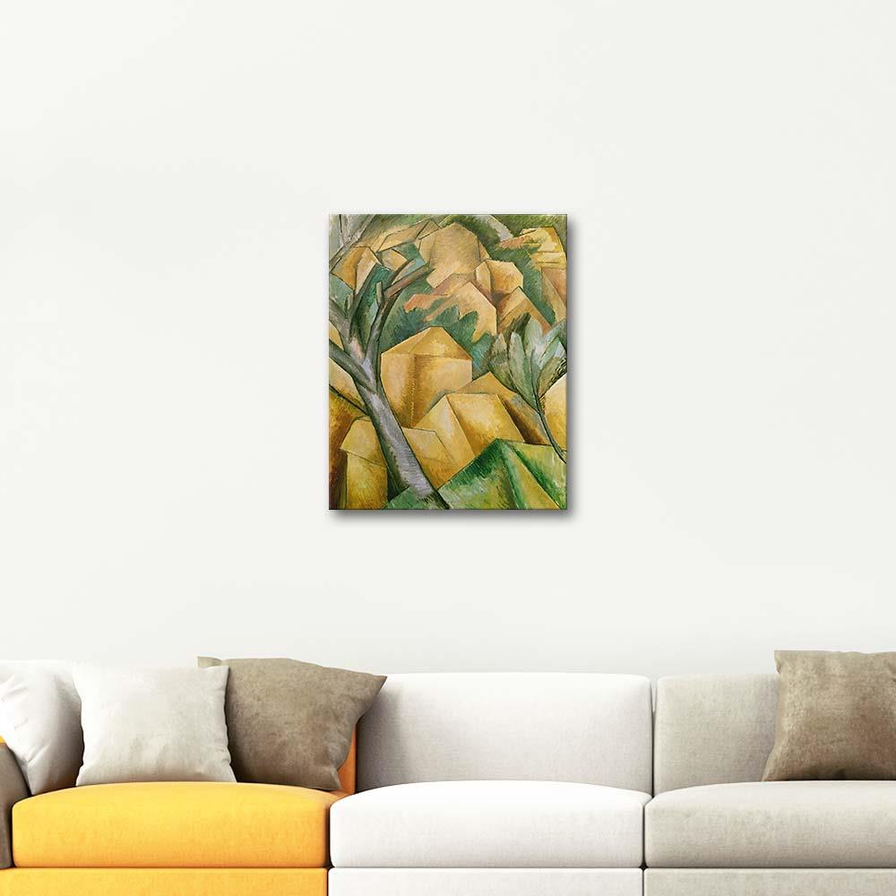 Georges Braque Houses at L'Estaque Art Print