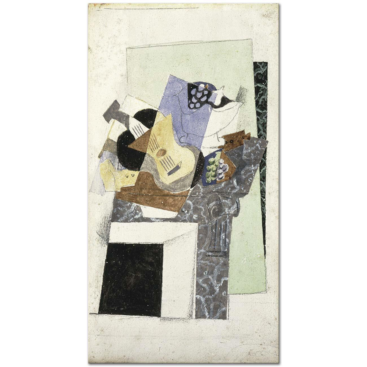 Still Life on a Mantelpiece by Georges Braque