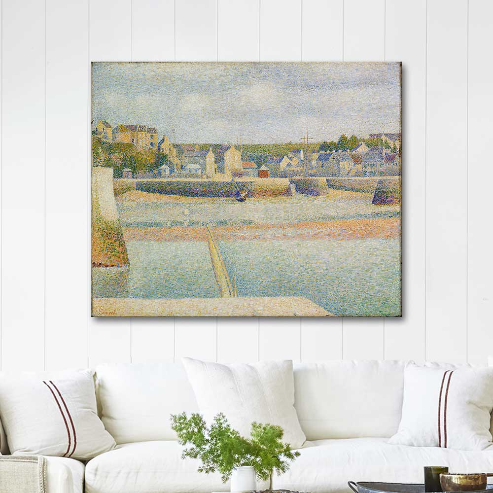 Georges Seurat Port-en-Bessin The Outer Harbor Art Print
