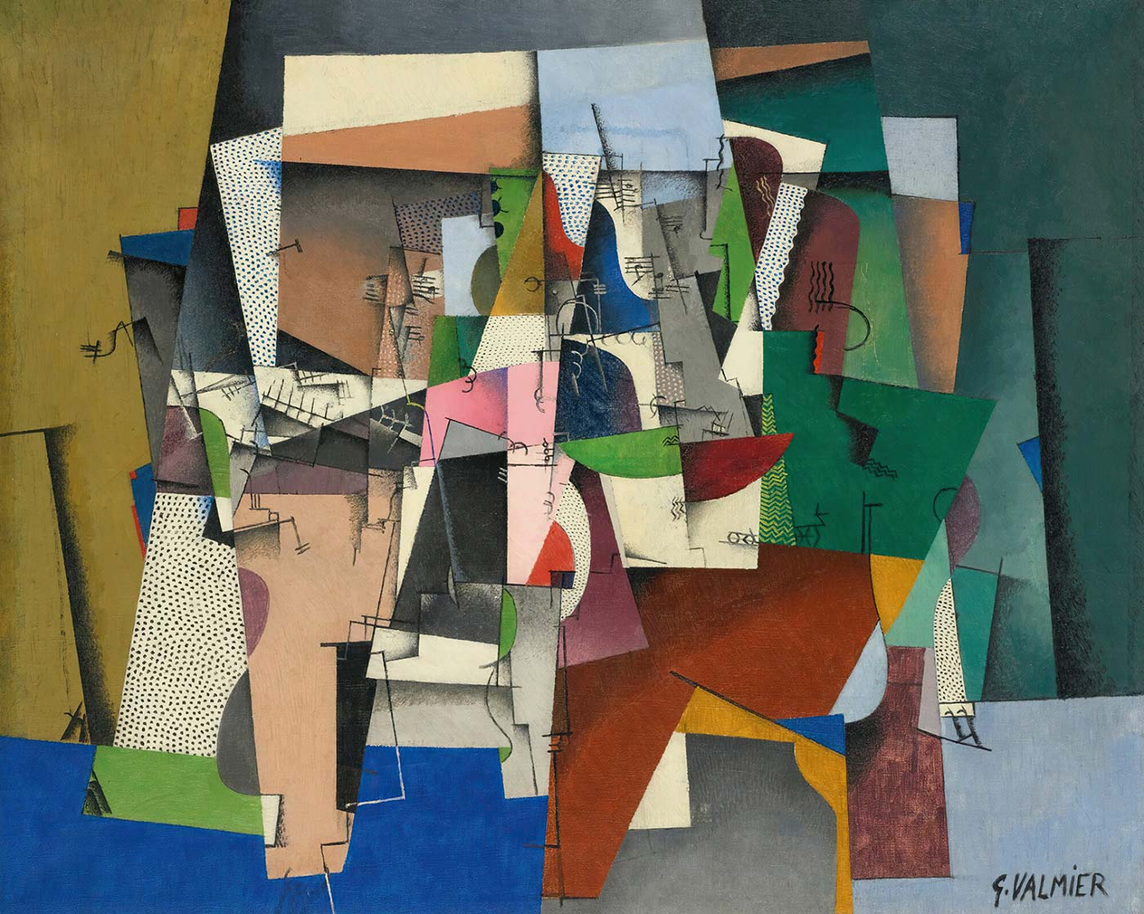 Georges Valmier Le Piano Art Print