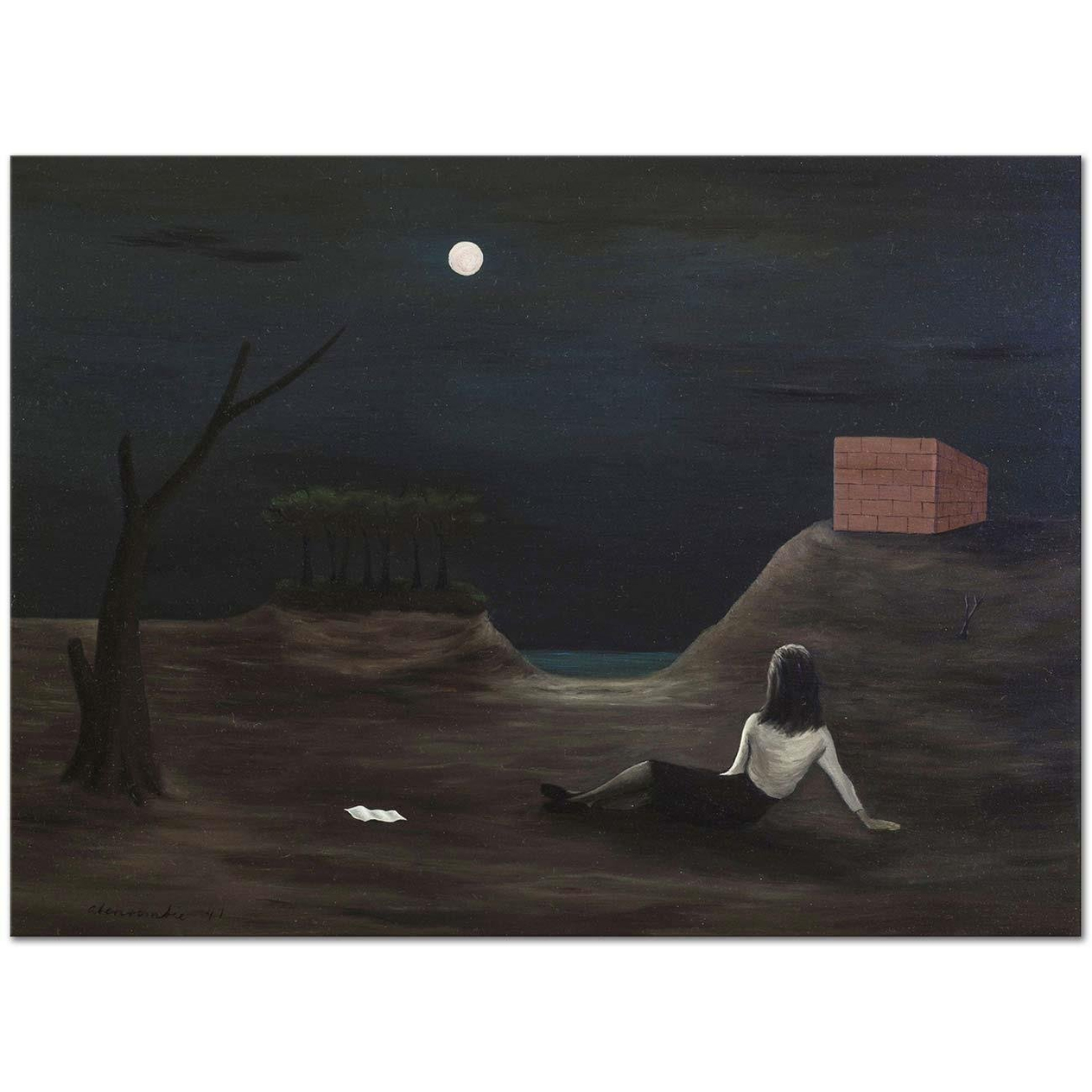 Gertrude Abercrombie Hülya Kanvas Tablo