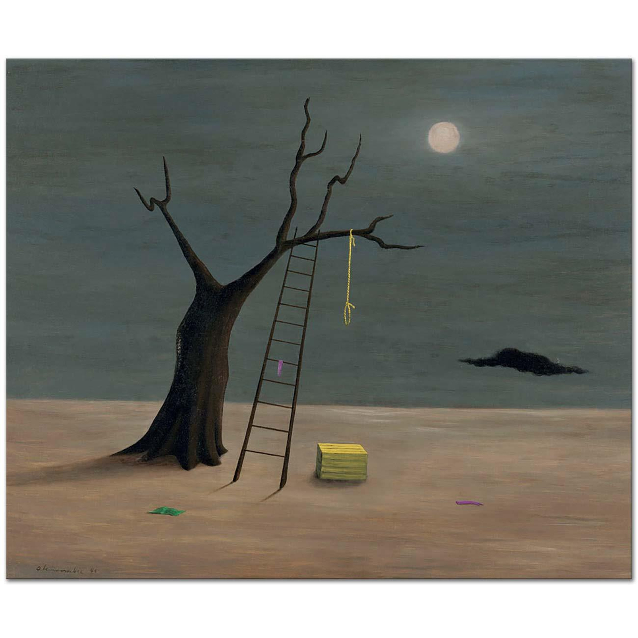 Gertrude Abercrombie Tuhaf Meyve Kanvas Tablo