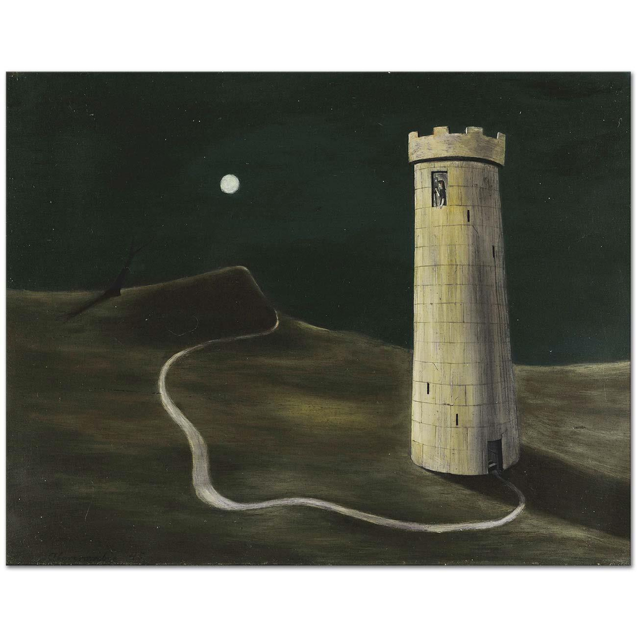 Gertrude Abercrombie Fildişi Kule Kanvas Tablo