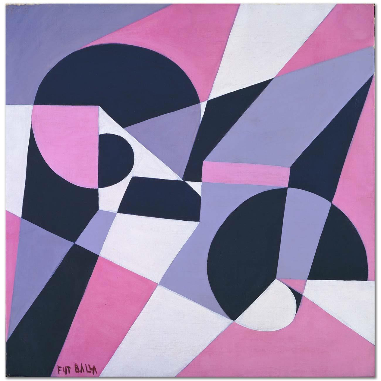 Giacomo Balla Dairesel Düzlemler Kanvas Tablo