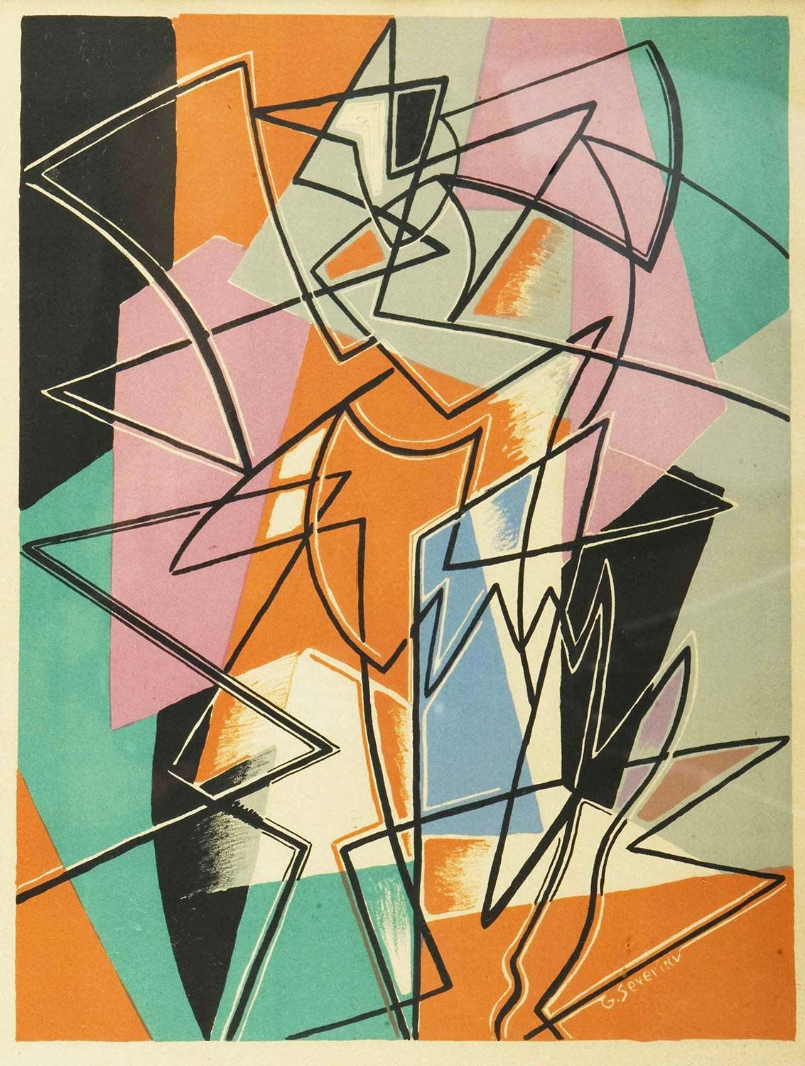 Gino Severini A Dancer Art Print