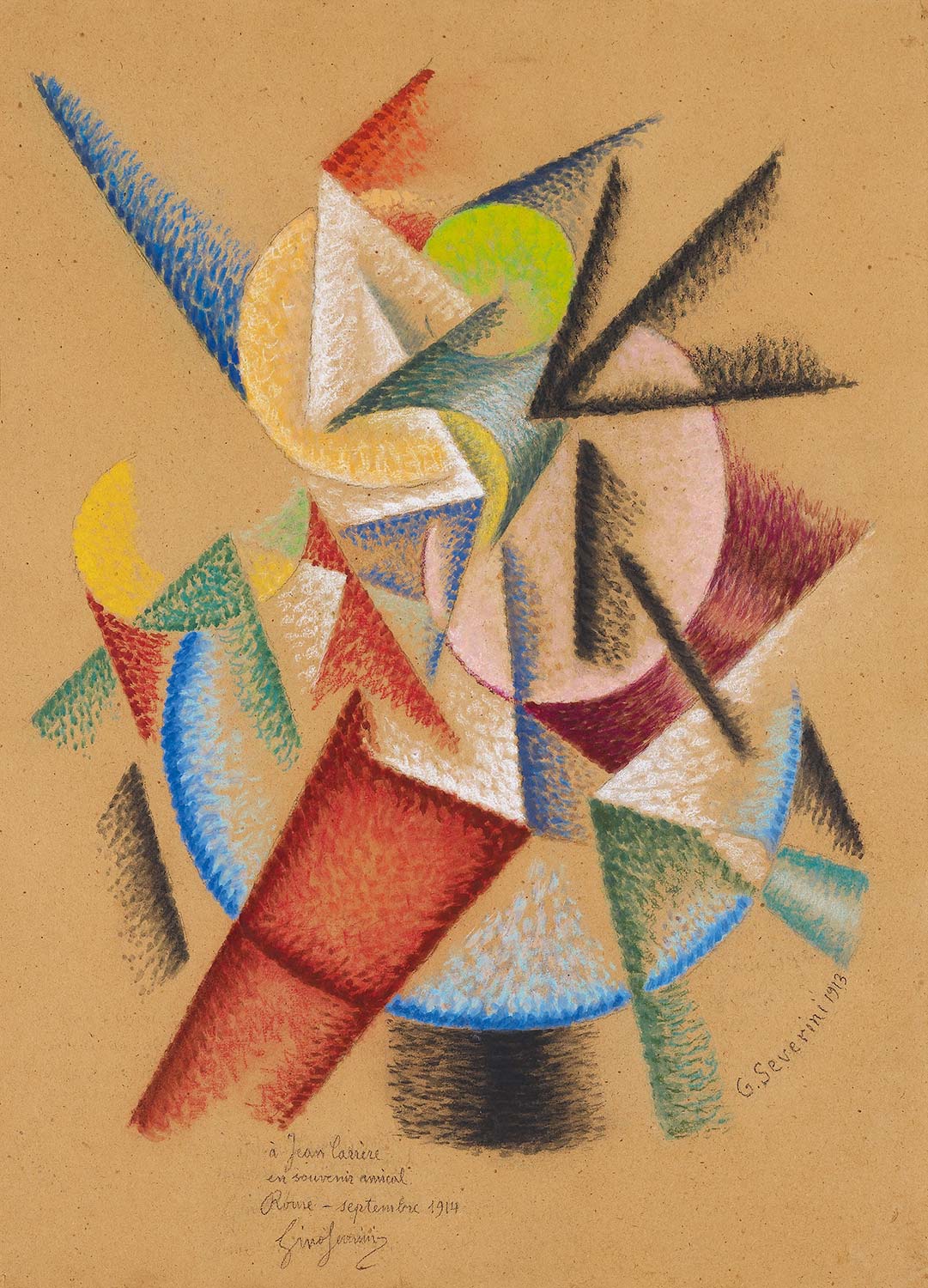 Gino Severini Sea = Dancer Art Print
