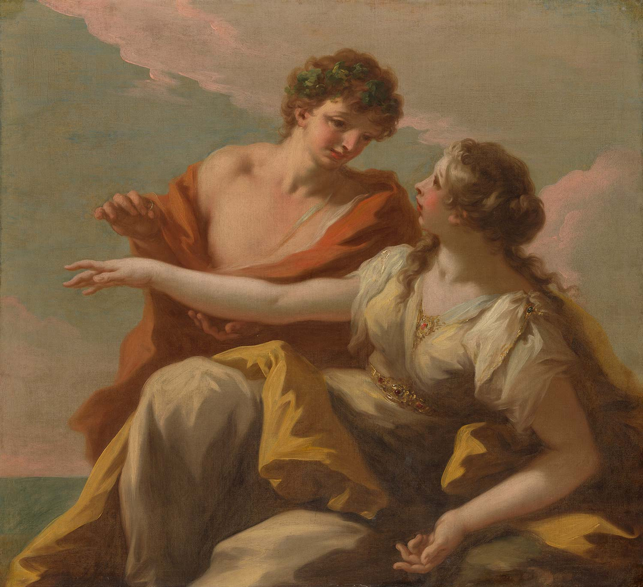 Giovanni Antonio Pellegrini Bacchus and Ariadne Art Print