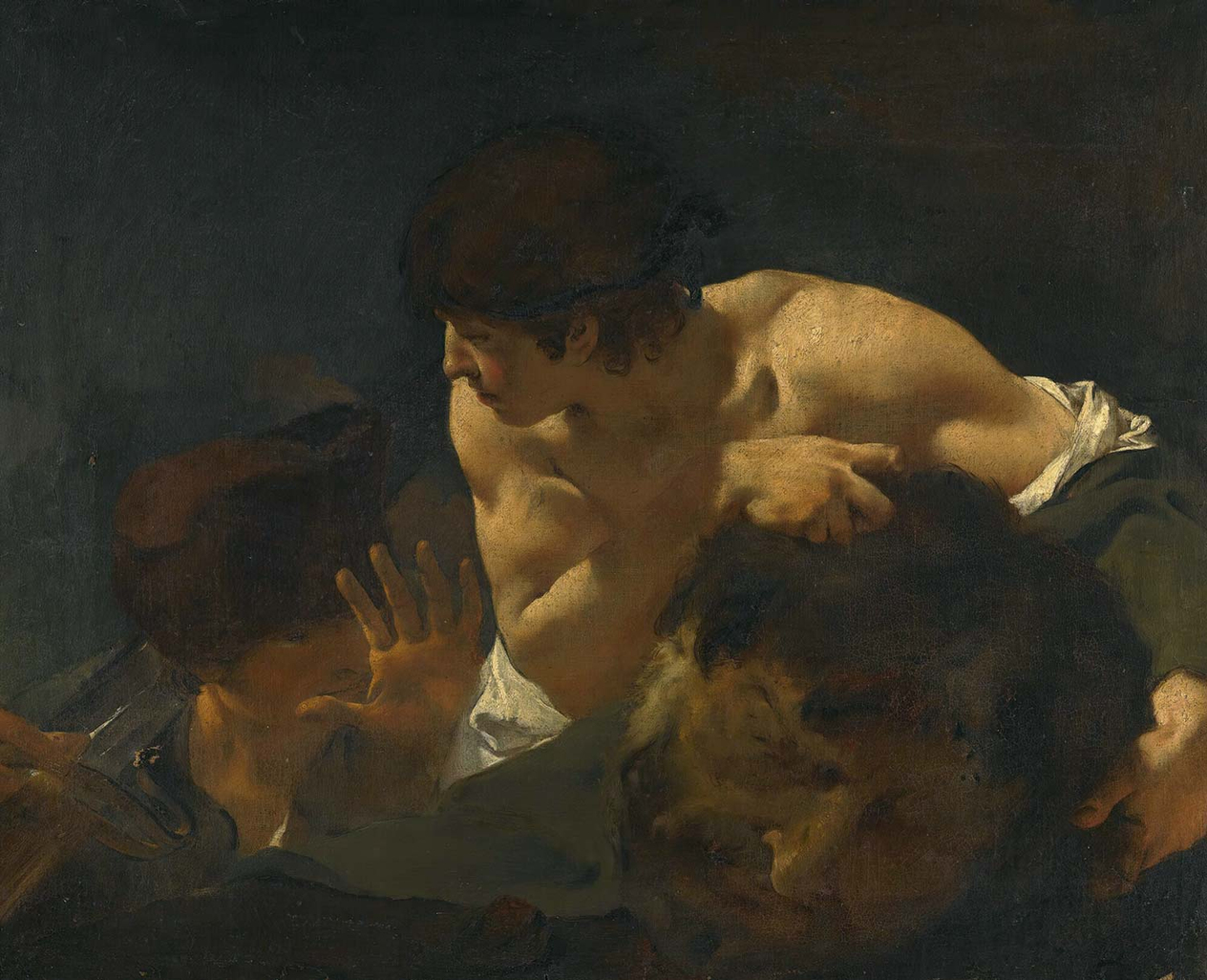 Giovanni Battista Piazzetta David and Goliath Art Print