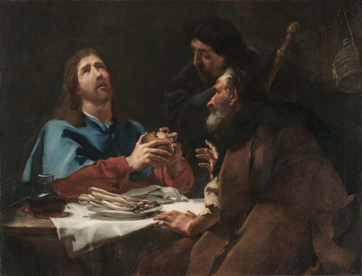 Giovanni Battista Piazzetta The Supper at Emmaus Art Print