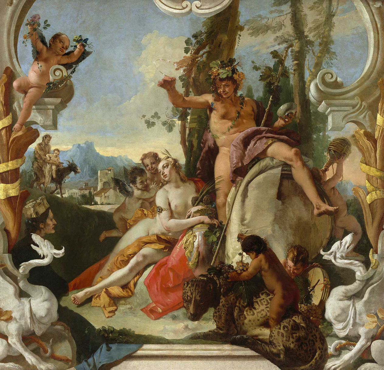 Giovanni Battista Tiepolo Bacchus and Ariadne Art Print