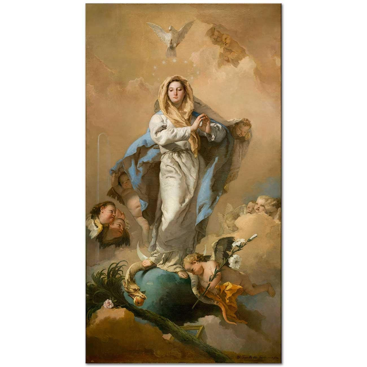 The Immaculate Conception by Giovanni Battista Tiepolo